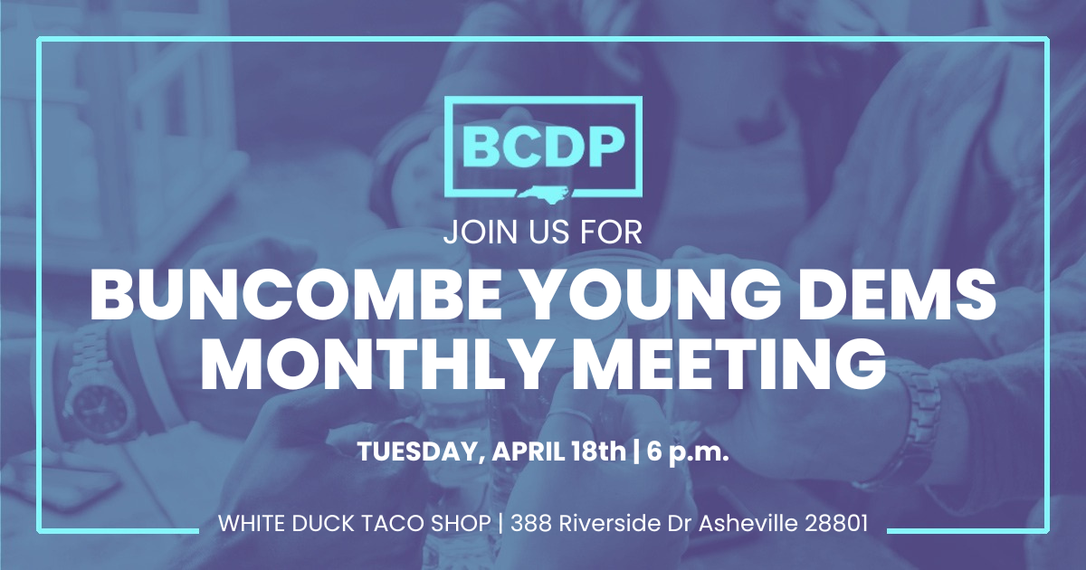 Buncombe Young Dems Monthly Meeting · Mobilize